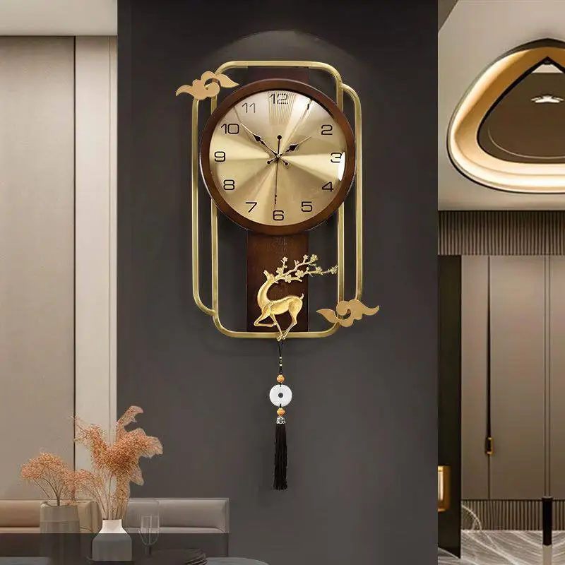 Elegant Unique Wall Clock Fashion Style Upgrade Cute Design Wall Clock Luxury Vintage Large Orologio Parete Bedroom Decoration
