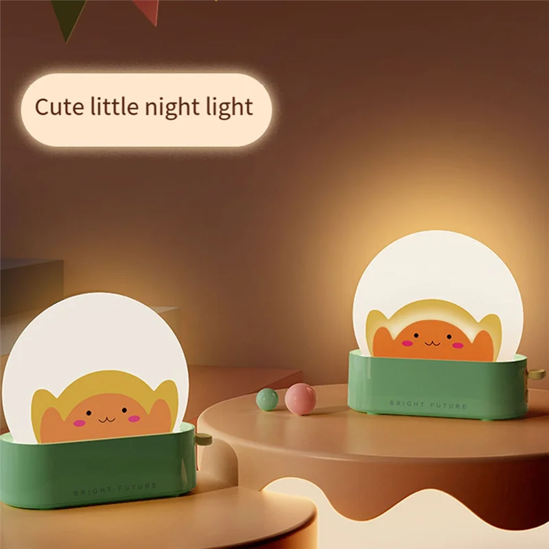 

AA01-Lamp Night Light, Cute Kawaii Decor For Bedroom Bedside, Rechargeable LED Toast Bread With Timer & Adjustable Brightness Du