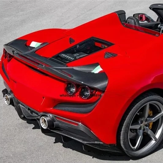 

Dry Carbon Fiber 2019 to 2023 Fer F8 Spider CPS Style Rear Wing Body Kit for F8 Spider Rear Wing Spoiler