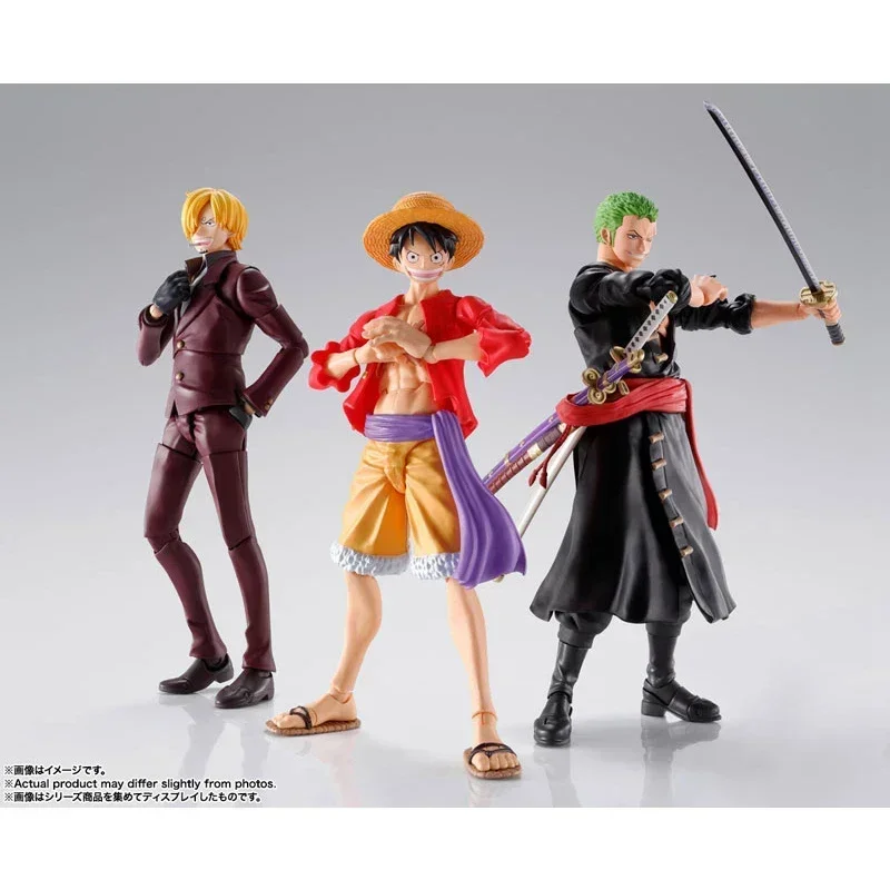 In Stock 100%Original Bandai ONE PIECE S.H.Figuarts Raid on Onigashima Roronoa Zoro Action Figure Gifts Collectible Model Toy