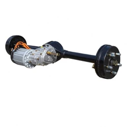 Dc brushless 2000W motor differential transmission rear axle engineering electric tricycle drive axle assembly