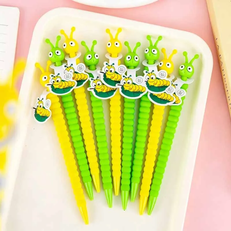 60pcs/lot Creative Caterpillar Mechanical Pencil Cute 0.5/0.7MM Drawing Writing Automatic Pen School Office Supplies - view 3