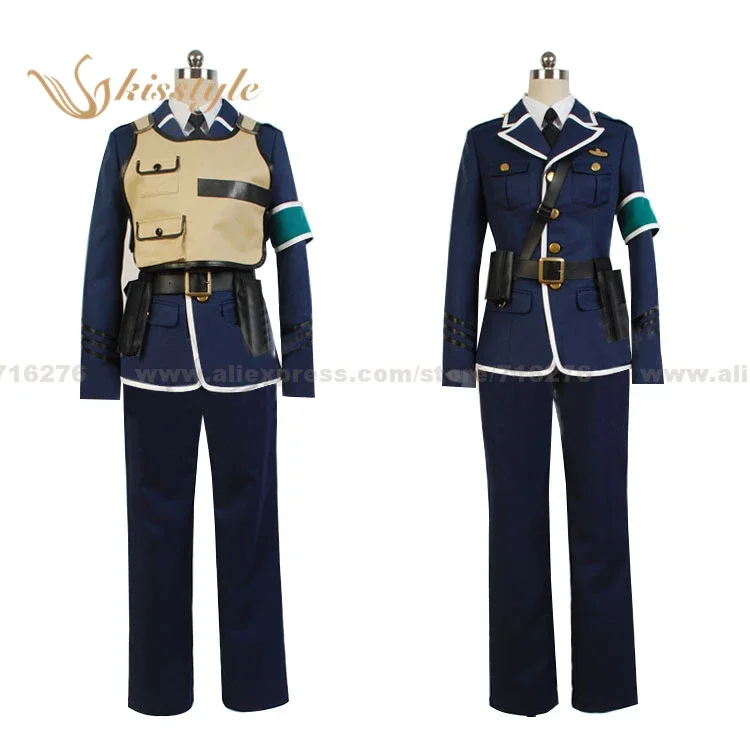 Kisstyle Fashion Rail Wars! Nihon Kokuyu Tetsudo Koantai Sho Iwaizumi Uniform Cosplay Clothing Costume