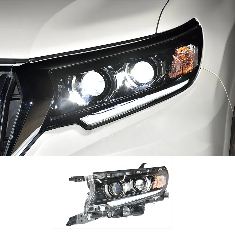 Replacement Led Headlight Headlamp For Land Cruiser Prado 150 2017-2018 Car Accessories