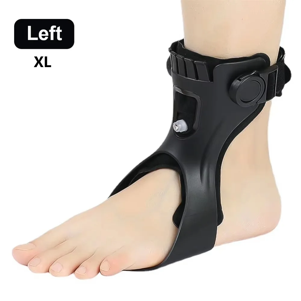 Knopfverstellung, Plantarfasziitis, Schiene, Klammer, Schnalle, Airbag, Dorsal, Tropfenfuß, orthopädische Klammer, bequem, hautfreundlich