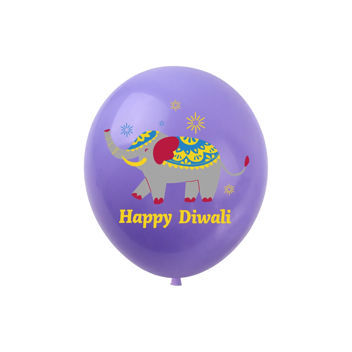 ديوالي موضوع بالون اللاتكس ، الديكور الهندي ، لوتس ، الفيل ، حفلة ديوالي سعيدة ، تضخيم Globos ، 10 قطعة