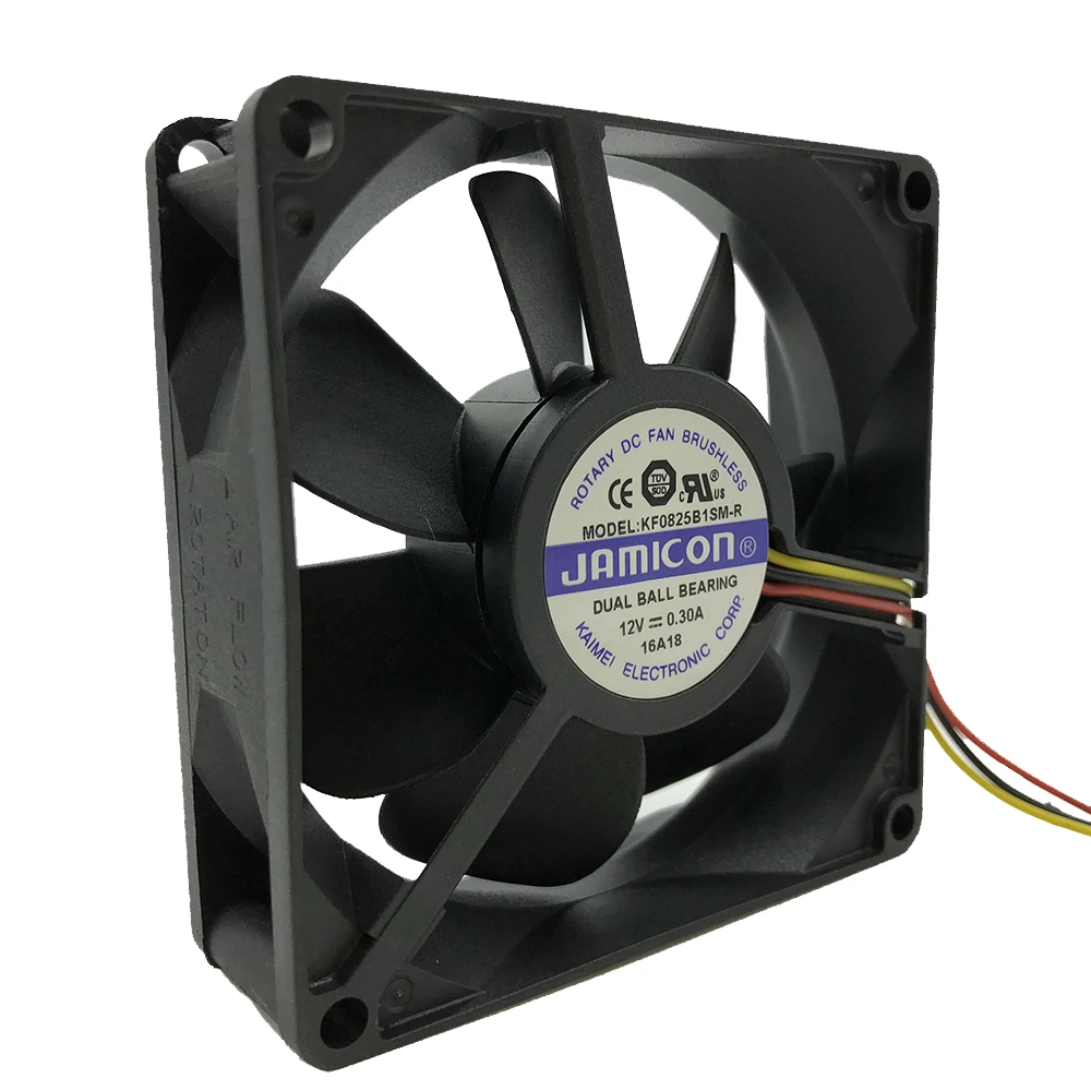 New and original Taiwan Camry 8025 kf0825b1sm 12v0.30a 8cm chassis cooling fan