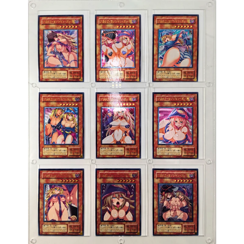 

9pcs/set Yu Gi Oh Dark Magician Girl UTR Japanese Toys Hobbies Hobby Collectibles Game Collection Anime Cards