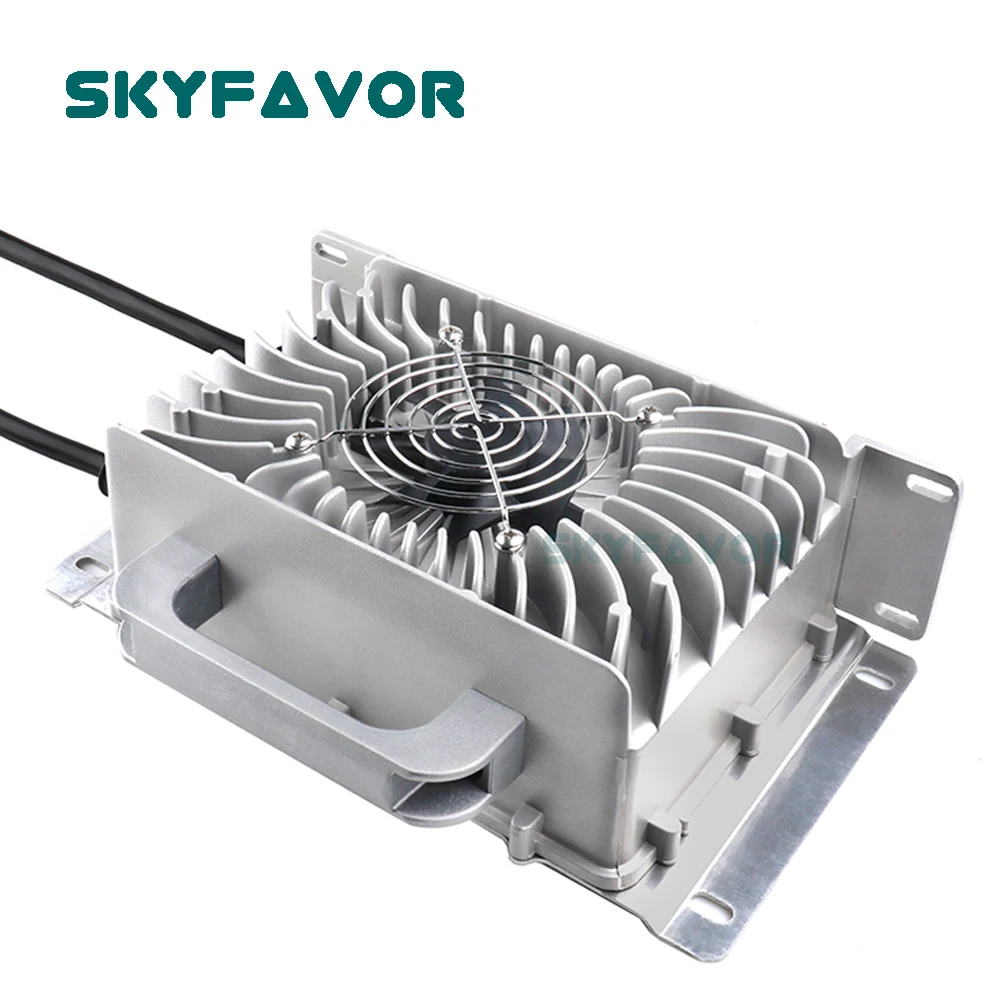 Pengisi Daya Baterai 60V Tahan Air Tahan Debu Profesional Kustom 60V 15A Pengisi Daya Baterai 60 Volt Otomatis Cerdas Cepat