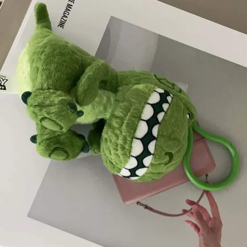 LLavero de peluche Kawaii de Disney Toy Story Rex, bonito muñeco de peluche, colgante, decoración para mochila, regalo de Festival para niños