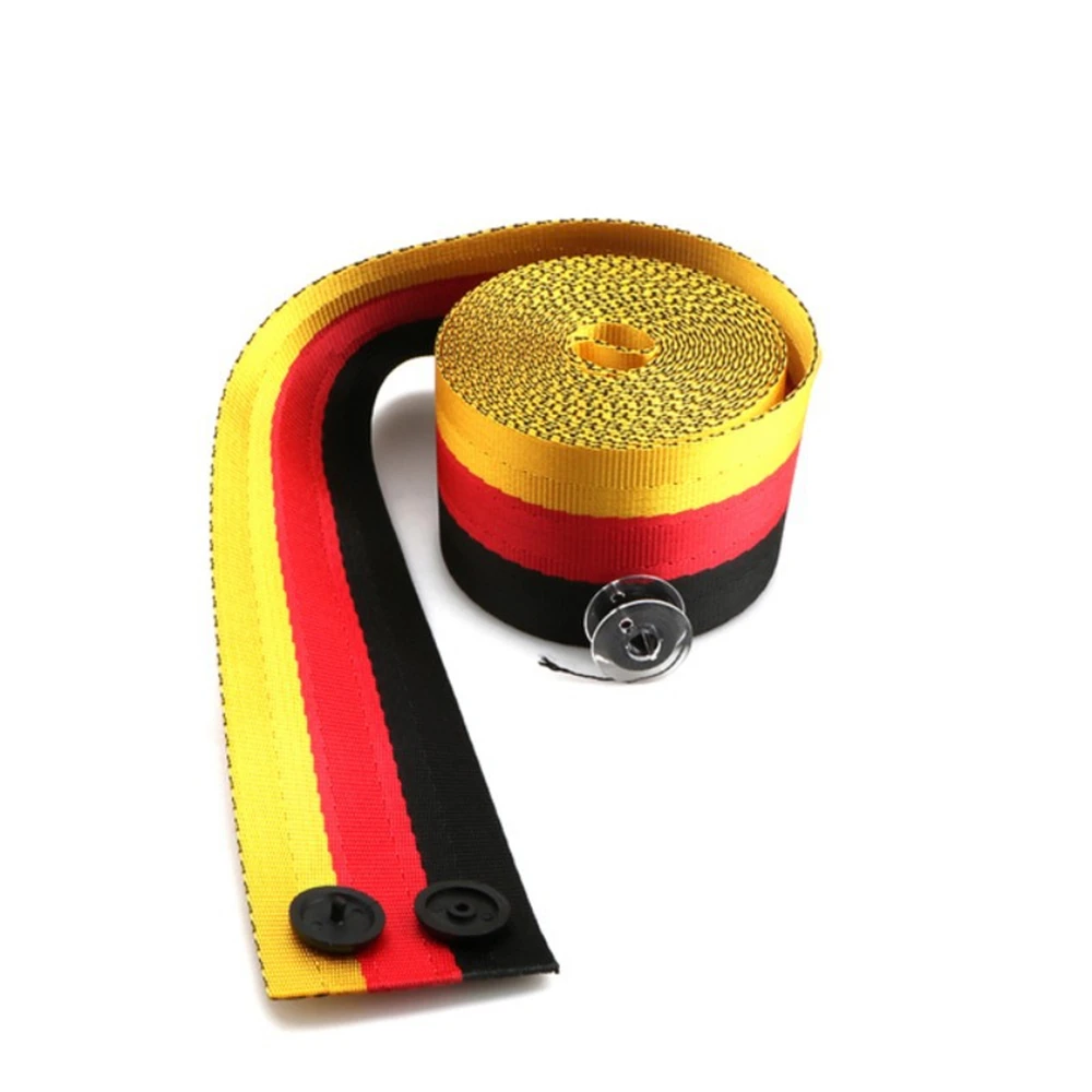 Color Seat Belt Easy To Use Opp Bag Interior Parts Recreational Outdoor Webbing Bright Color Width 4.8cm Car Polyester Seat Belt