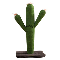 Cactus Cat Climbing Frame Sisal Scratching Pole Cat Rack Iron Vertical Climbing Pet Supplies