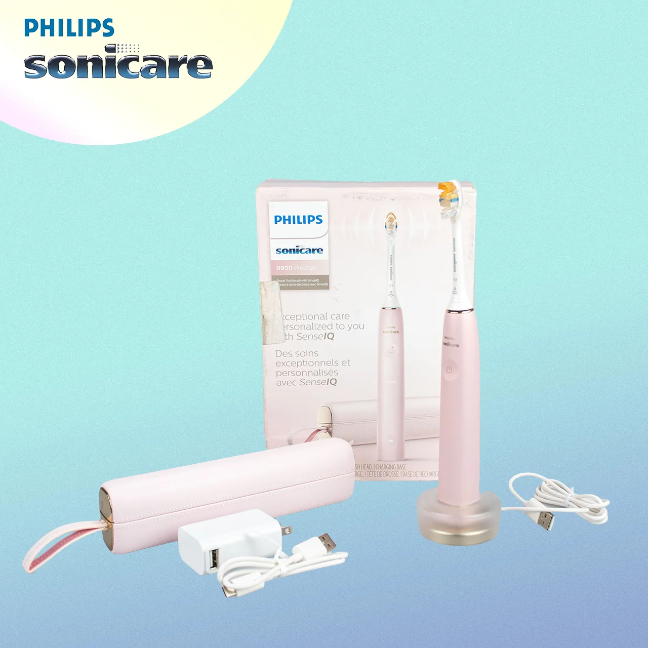 

Philips Sonicare HX9996 Electric Toothbrush Adult Sonic Toothbrush Replacement head Pink