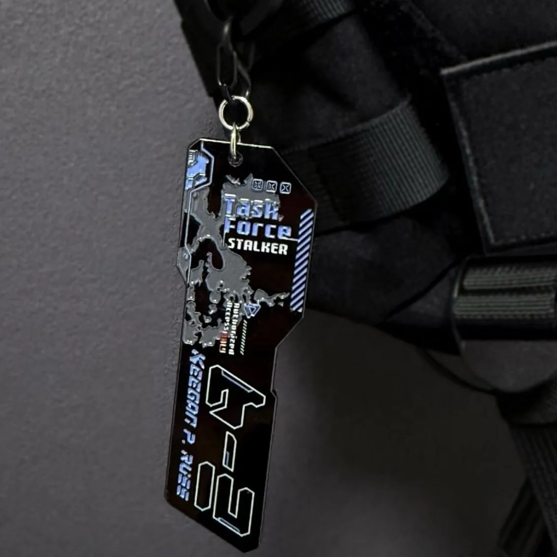 코스프레 keegan 패스 키 체인 아크릴 펜던트 높은 외관 수준 장식 선물 컬렉션 새로운 스타일