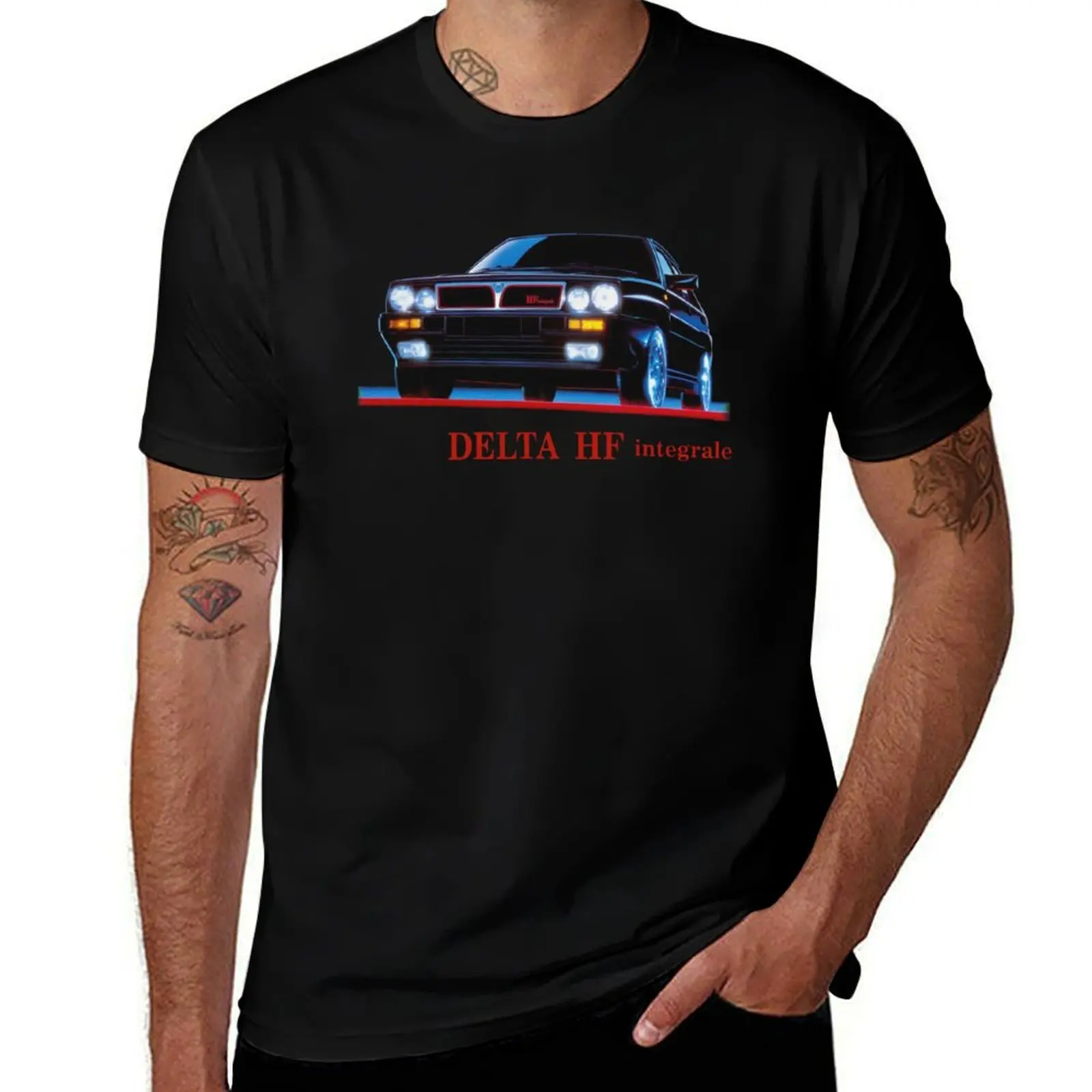 Lancia Delta HF Integrale T-Shirt Mechanic Work Tee Shirt T-Shirt