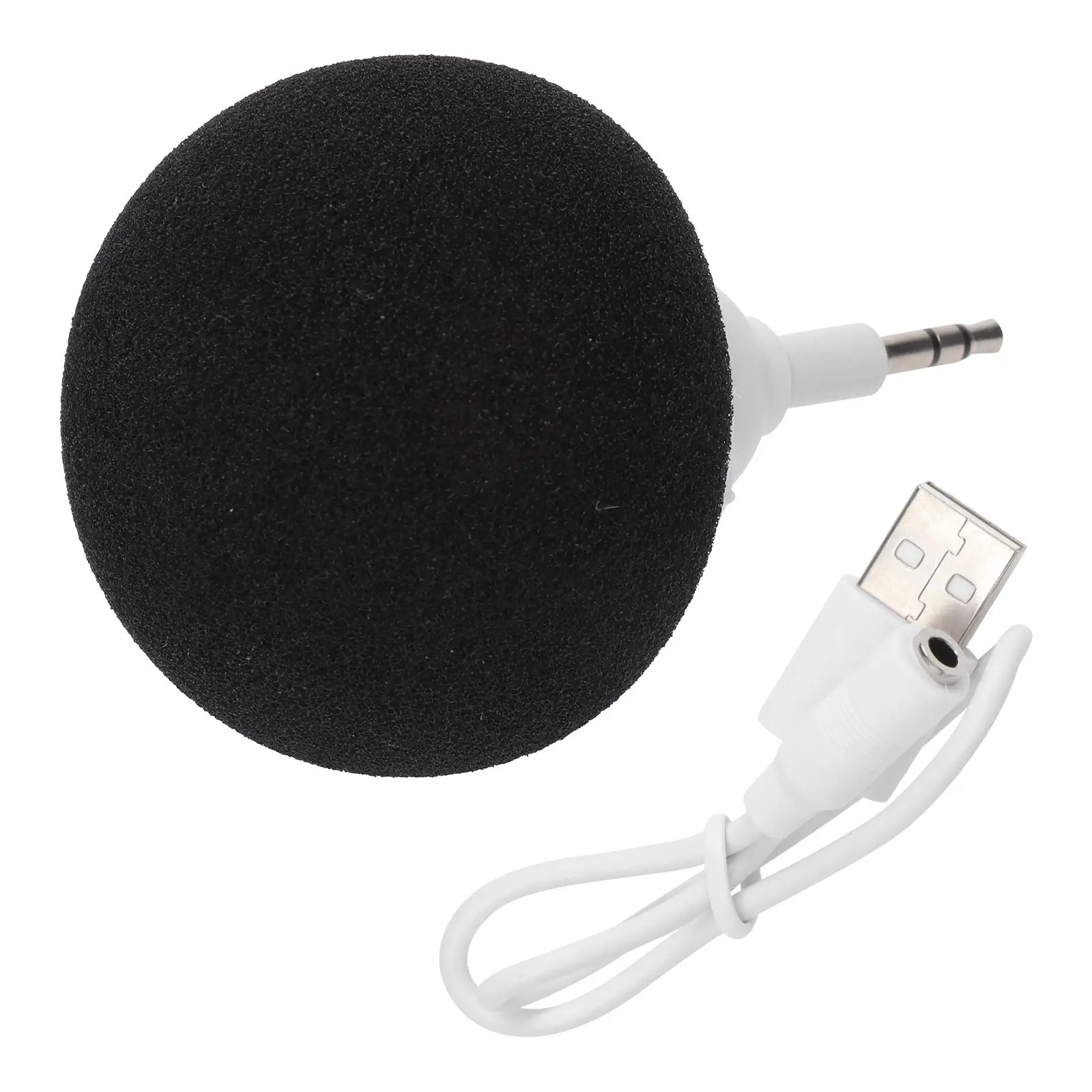 

3W Portable Mini Speaker Blue 6X5X5Cm Sponge Balloon Style Sound Box Rechargeable Stereo System Audio Dock Loudspeaker