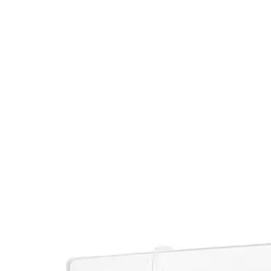 Adjustable Air Conditioner Vent Deflector for Wall Mounted Systems No Hole Mounting 55.5x19x5cm PET Transparent White ABS