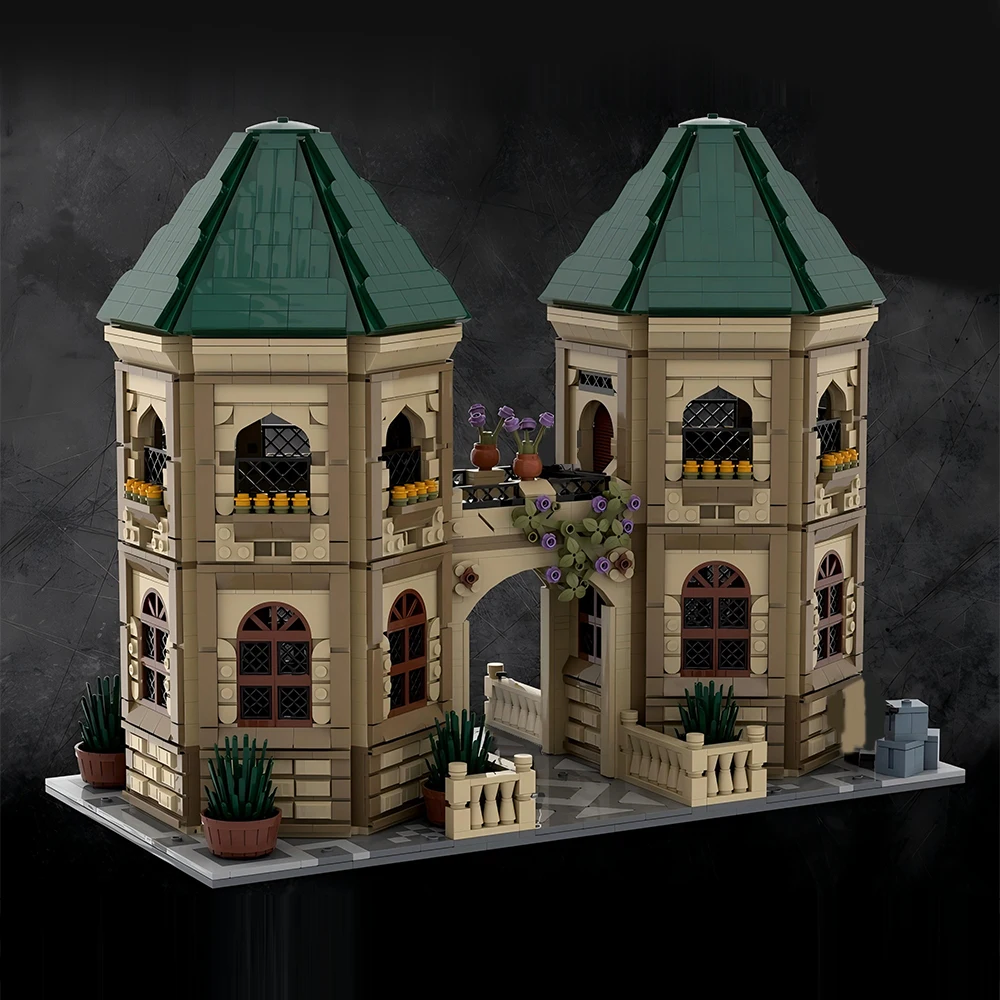 3531PCS MOC Movie Street Scene Model Building Blocks Medieval House Modular DIY Assembly Children's Toy Boy Birthday Gift Set