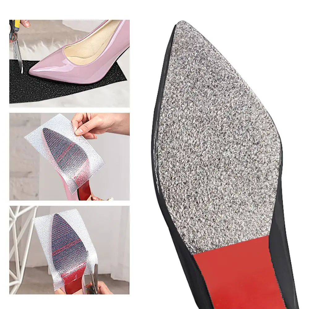 Cropped Sneakers Protective Sole Outsole Insoles Non-slip Shoes Sole Protector Sticker Rubber Sole Protectors Self-Adhesive