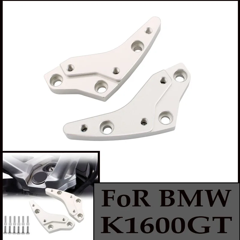 

for BMW K1600GT K1600GTL K 1600GT 1600GTL K 1600 GT GTL 2012-2019 2018 Motorcycle Accessories Silver Motorcycle Handlebar Riser