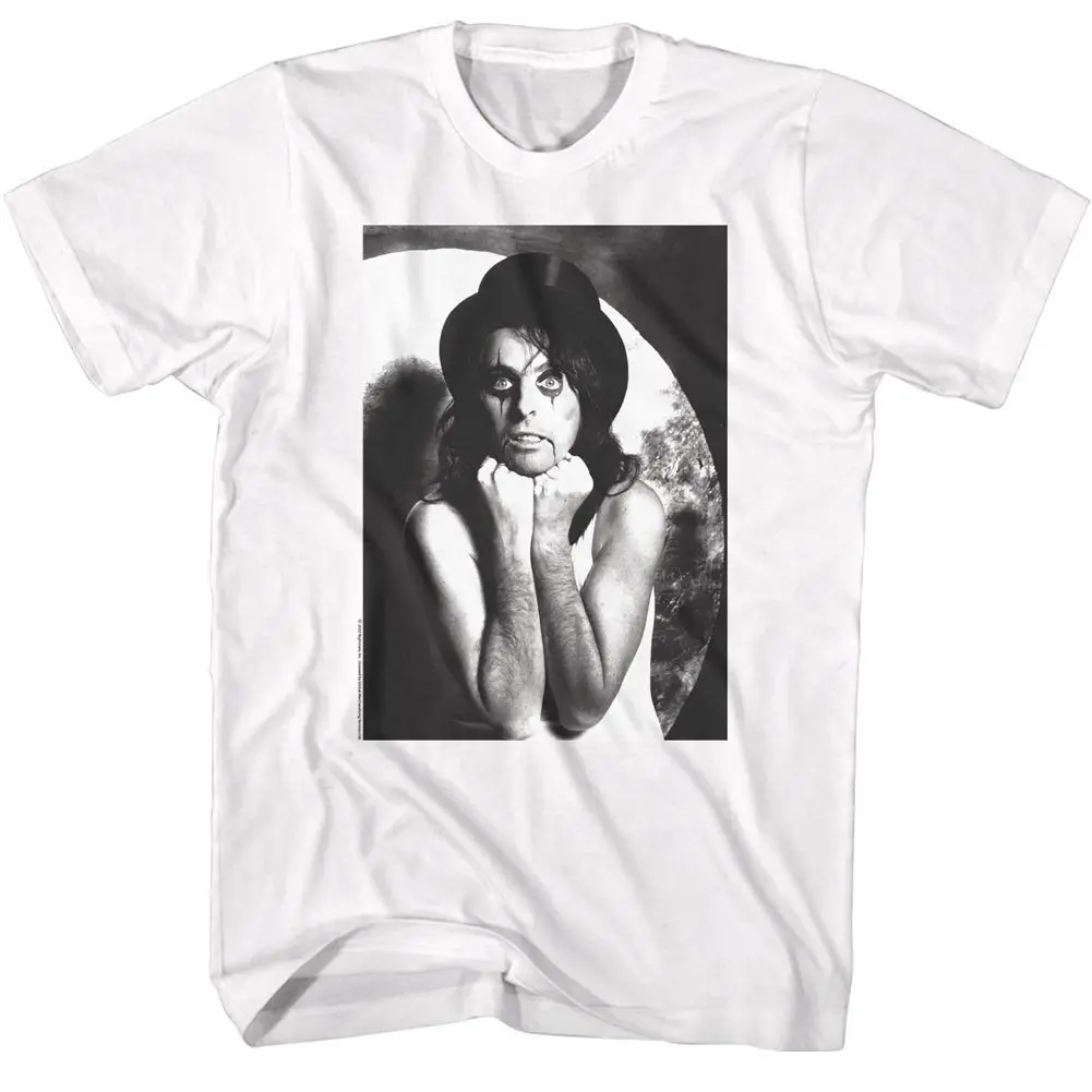 Alice Cooper Bw White T Shirt