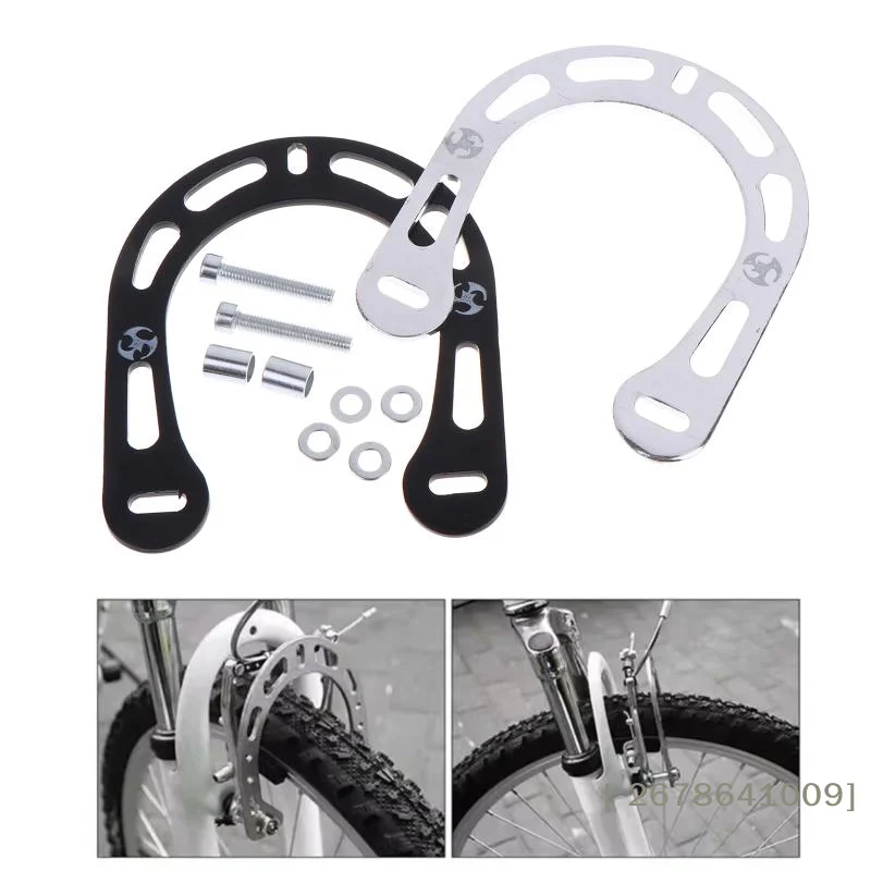 ⚑ Aluminiumlegierung Fahrradbremsverstärker Mountainbike V-Bremsen-Verstärkungsplatte Fahrradzubehör