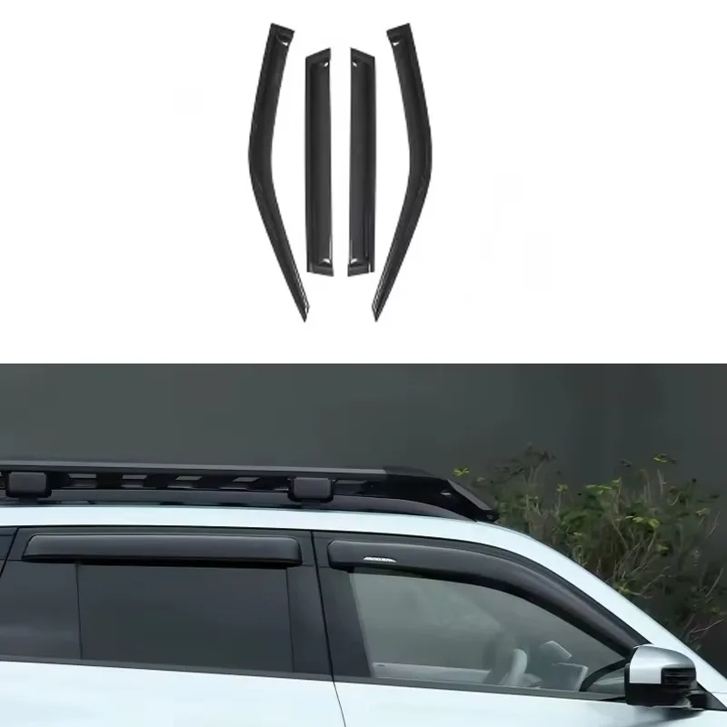 For Equation Leopard Titanium 3 Rainproof Car Window Rain Guard and Car Door Water Deflector Accessories for Installation
