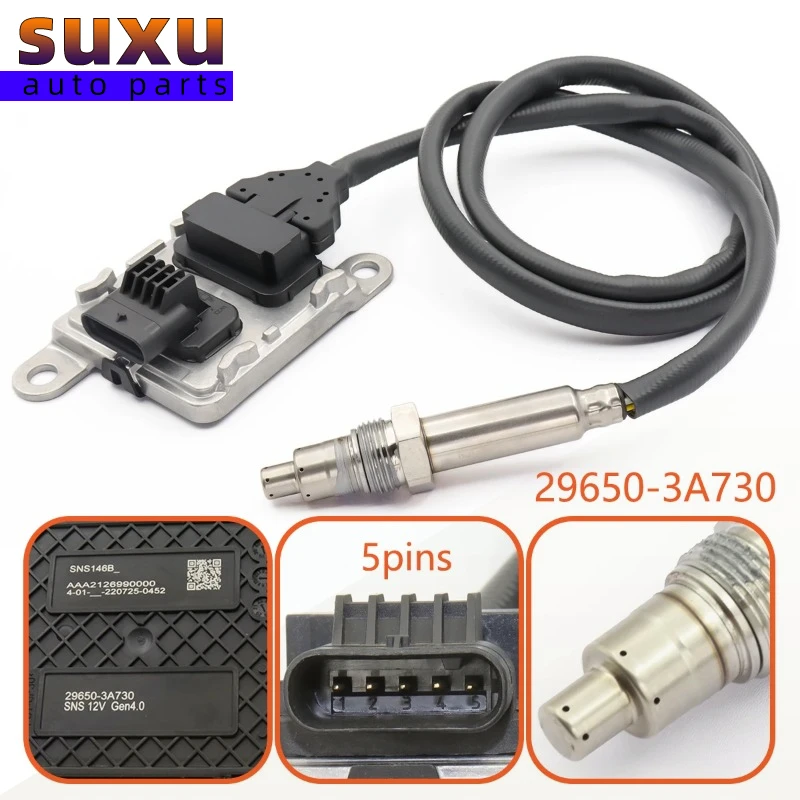 

12V Nitrogen Oxide Sensor NOx Sensor 29650-3A730 For Hyundai H1 Starex 2018 OEM 296503A730 SNS146B AAA2126990000