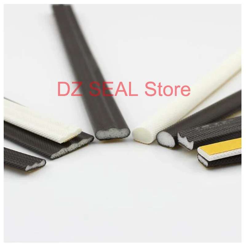 1 Meter  D/P/E/I/V Type High Resilience PE Wrap Polyurethane Foam Self Adhesive Sealing Strip Window Seal Tape Door Gasket