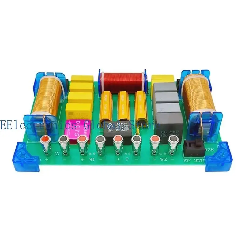 462B 1000W Stage Speaker With 2 Frequency One High Two Low Frequency Divider 3 Way Speaker Crossover for KTV Stage Speaker