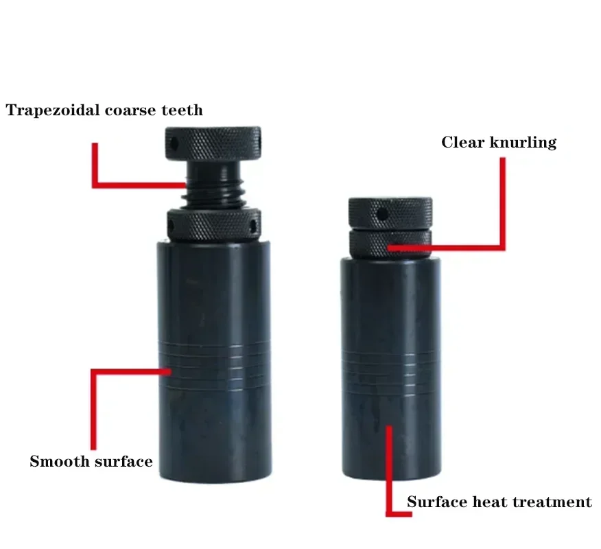 Cric à vis cylindrique S20/S100, moule recommandé, réglage du palan, fraisage CNC, machine d\'injection, nuit de coussin, adaptateur Manu-al