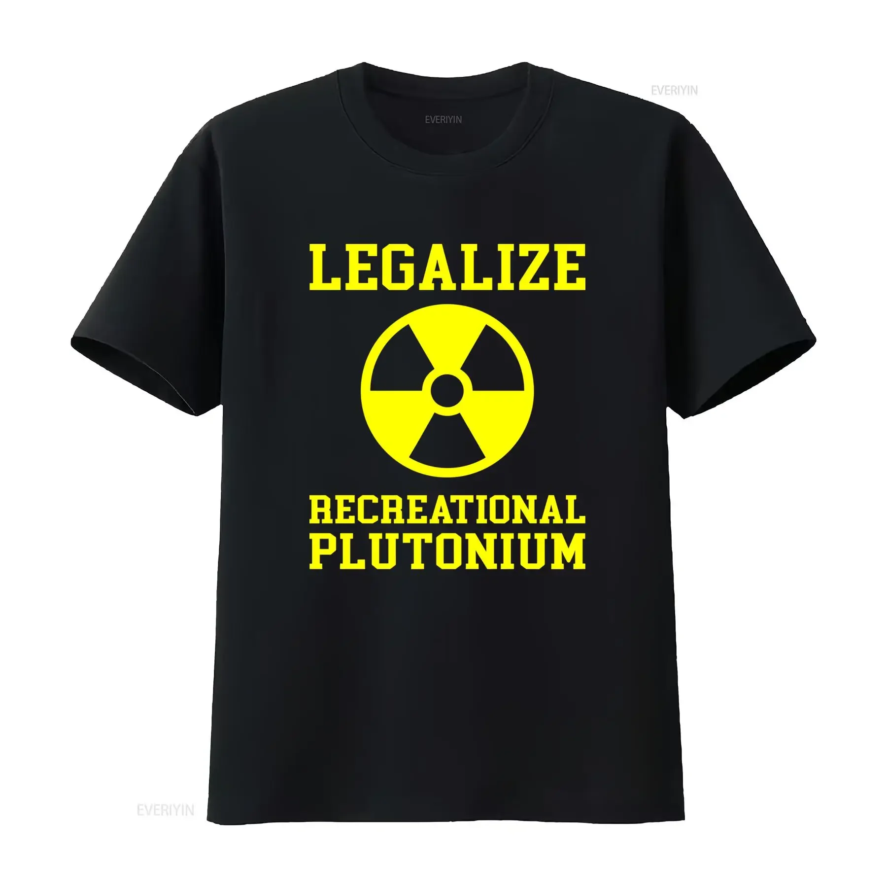 Legalize Recreational Plutonium T Shirt Bold Design for Statement Makers vintage Washed Stylish fashion homme Breathable