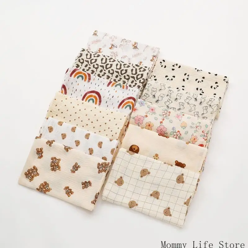 Cotton Baby Muslin Swaddle Blanket suave transpirable cómodo- bebé envoltura envoltura regalo