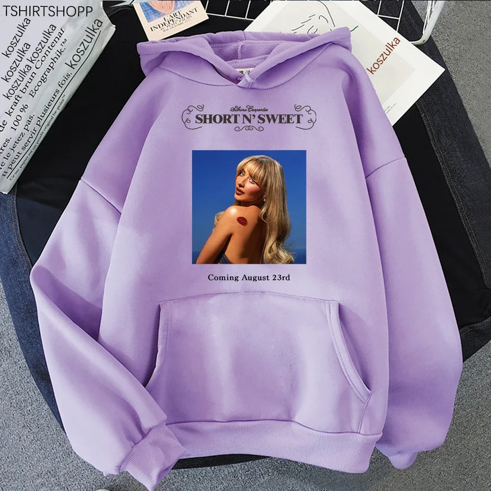 Sabrina Carpenter Short N\' Sweet Taste Hoodie Fashion Women Aesthetic Hoodies Unisex Autumn Winter Vintage Pullovers Sweatshirts