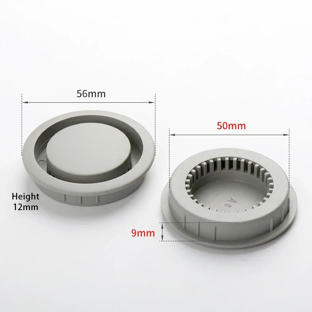 5pcs Air Vent Closet Wardrobe Vents Cover Shoe Cabinet Air Vent Ventilator Grille Round Vent Hole Heat Dissipation Cover