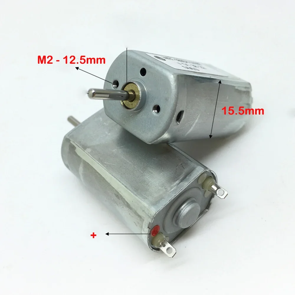 Mini 180 Metal Brush Motor DC 3V-7.2V 6560RPM Slow Speed Large Torque for Household Appliances  Toy Car Boat Model