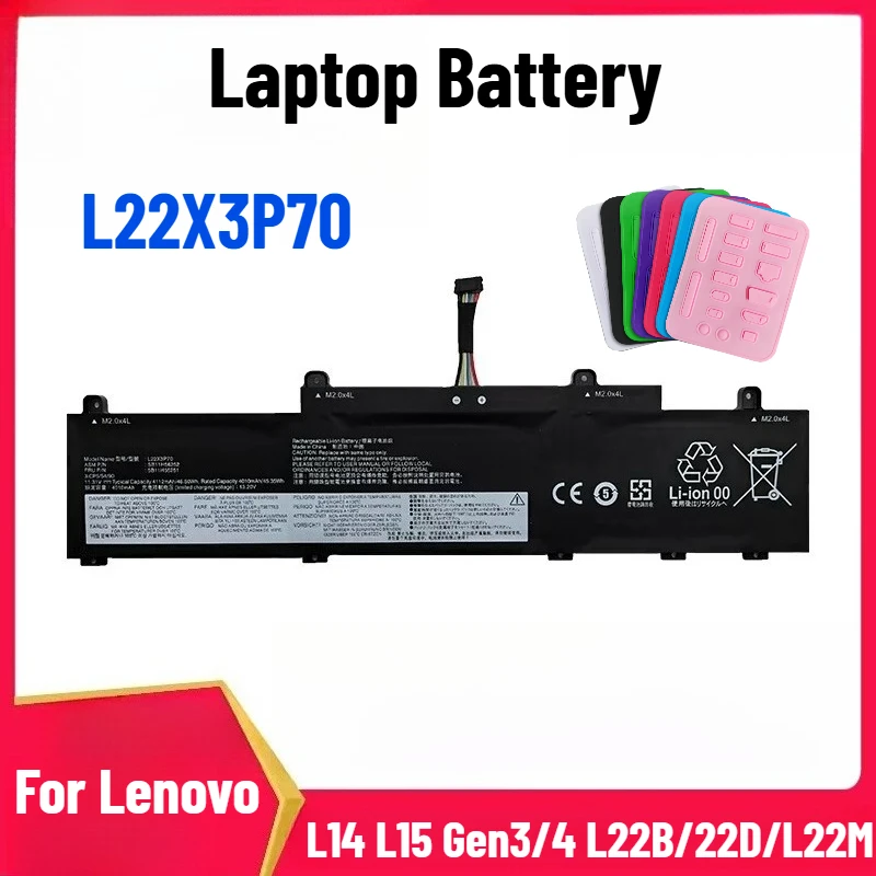 

For Lenovo Thinkpad L14 L15 Gen3/4 L22B/22D/L22M/L22X3P70 Laptop Battery