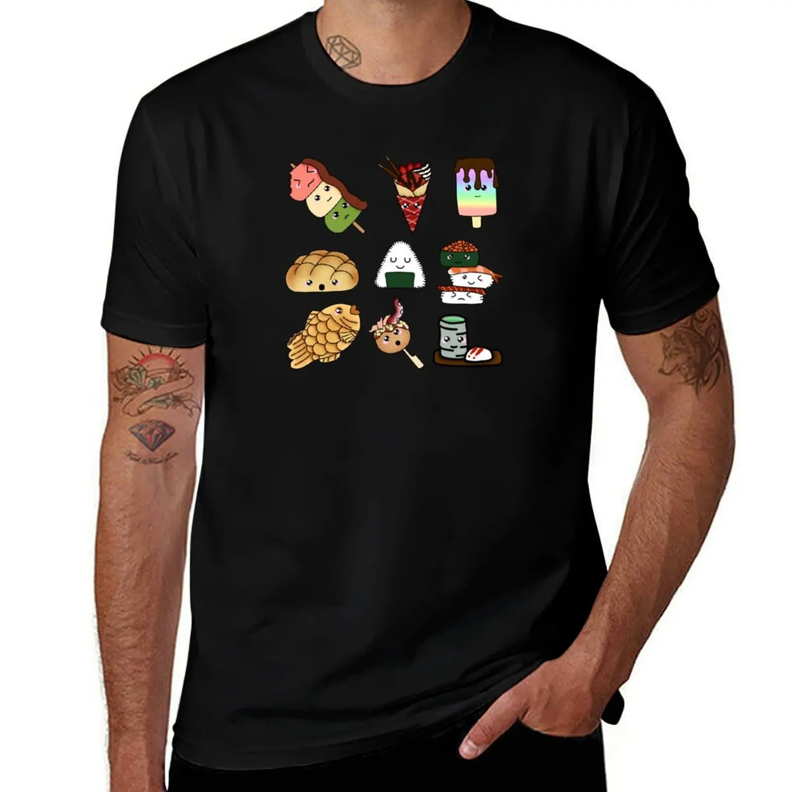 

T-Shirt Food man Japanese Food Yummy t cotton shirts shirts collection Food for designer - t
