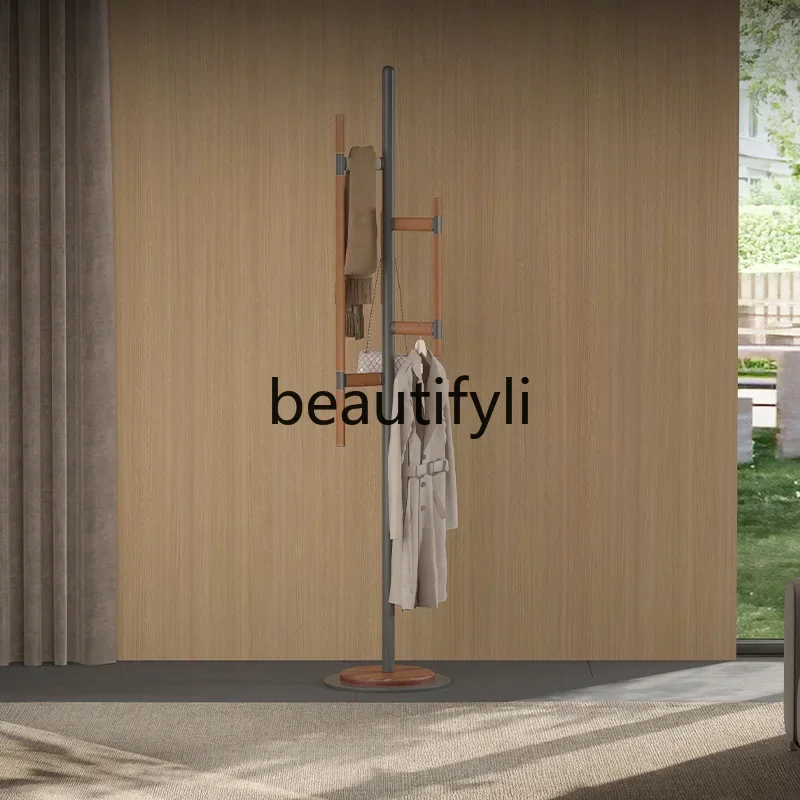 

Вход в гостиную, напольная вешалка для одежды в спальне, итальянская минималистичная легкая роскошная угловая кожаная вешалка-седло