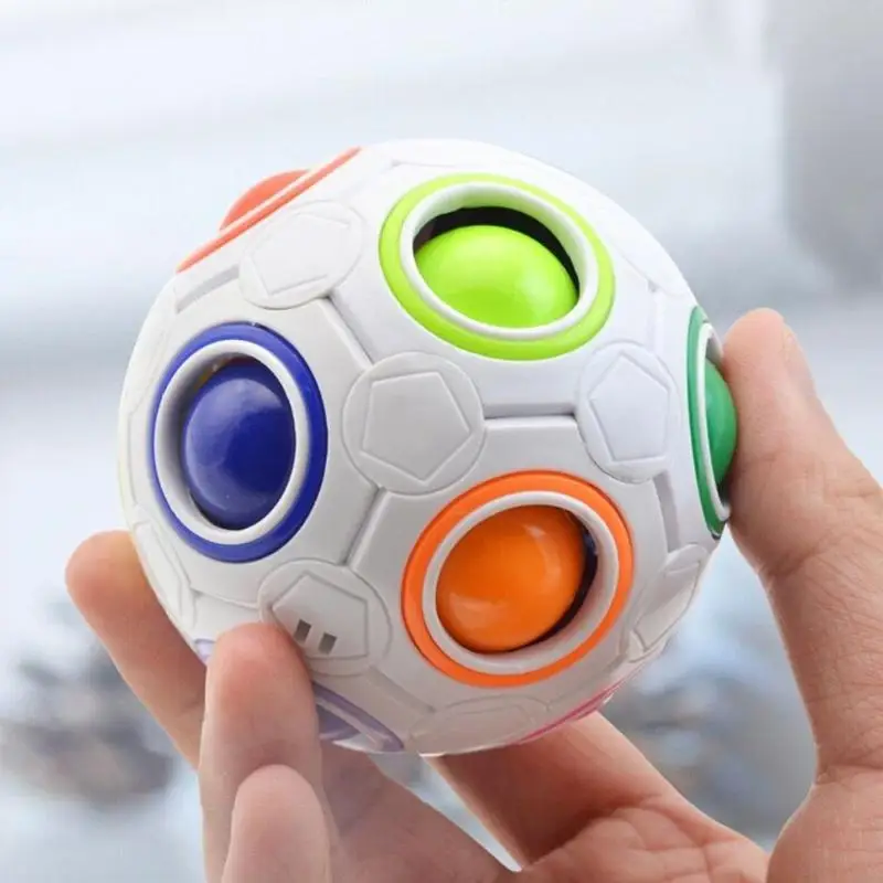 R6FD Decompression Toy Mini Pinch Ball Therapy Toy Education Interactive Cube Puzzle