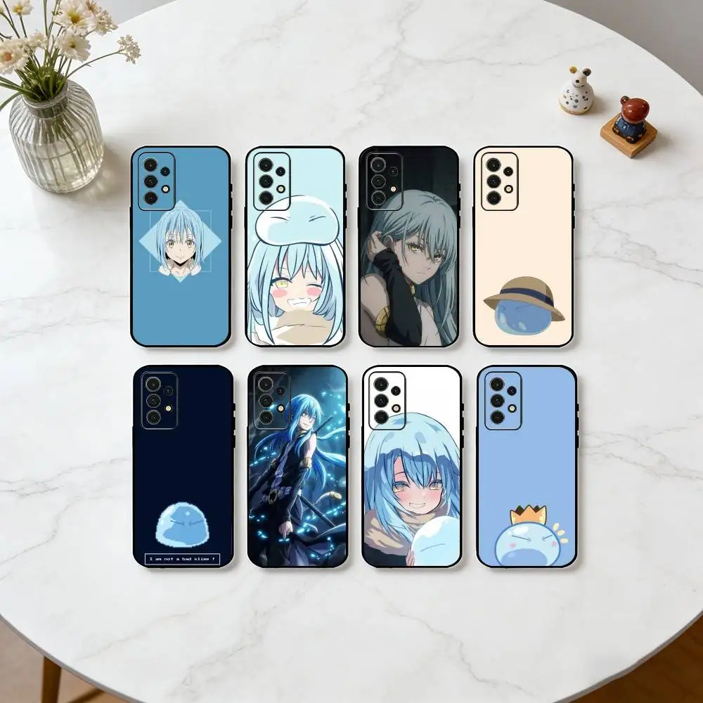 R-Rimuru Tempest Slime Anime  Phone Case For Samsung S25,S24,S21,S22,S23,S30,Ultra,S20,Plus,Fe,Lite,Note,10,Black Cover