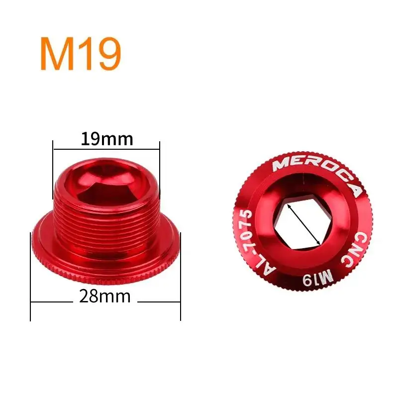 غطاء براغي كرنك من Hollowtech ، مسامير ذراع الدراجة الجبلية لـ IXF MTB ، M18 ، M19 ، M20