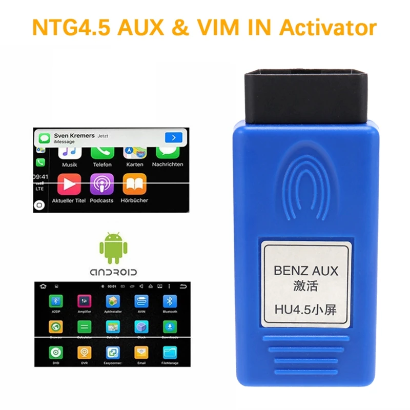 เครื่องมือกระตุ้น AUX สำหรับ BENZ GLC C C A GLA W205 W222 X253 W447 OBD AUX & VIM ใน Activator