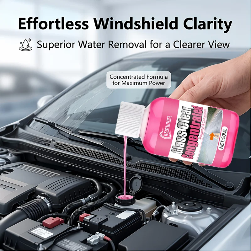 Nano Glass Rain Repellent for Windshields Helmets Car Windows - Fog-Free Stain Removal Solution 2026 Update