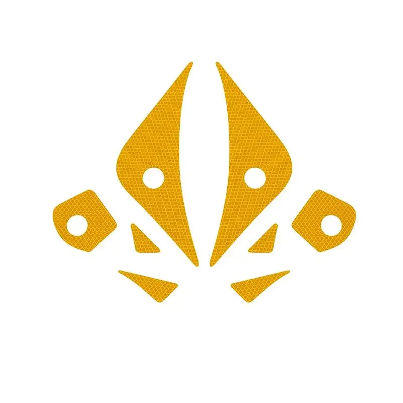 ل Polestar 4 10 قطعة/المجموعة باب السيارة ملصقات عاكسة تحذير السلامة باب السيارة مفتوحة مضيئة عاكسة ملصقات الزخرفية نصائح #5