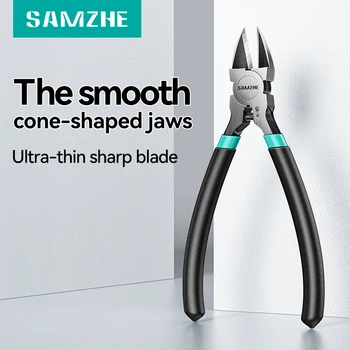 SAMZHE Pliers Multi Functional Tools Electrical Wire Cable Cutters Cutting Side Snips Flush Stainless Steel Nipper Hand Tools 1