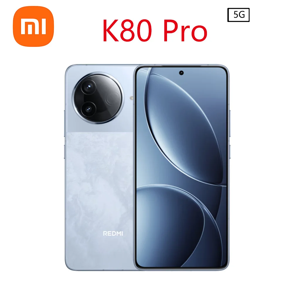 العلامة التجارية الجديدة Xiaomi Redmi K80 Pro Snapdragon 8 Elite 6.67 "2K عرض 50MP كاميرا 120 واط 6000 مللي أمبير شحن لاسلكي HyperOS 2