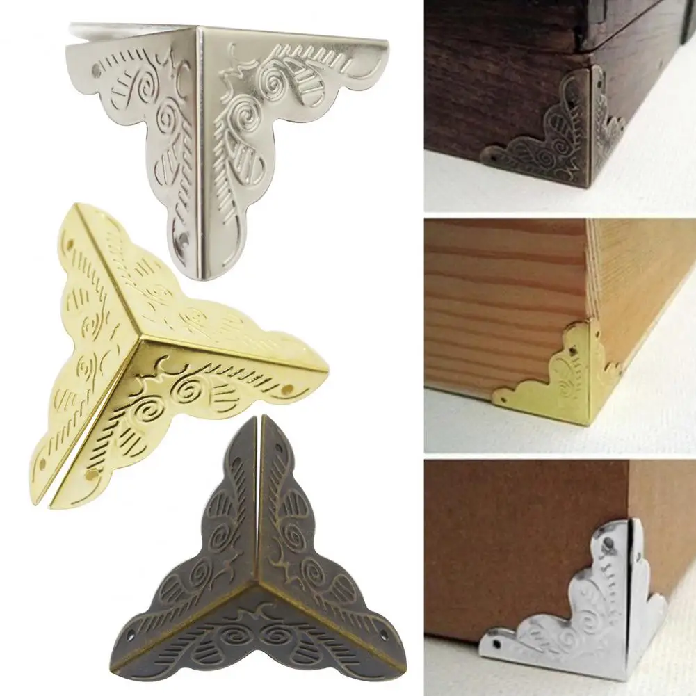 Decorative Stair Corner Dust Guards Wear-Resistant Wooden Stairs Edge Guards Wide Application Retro Corner Protectors