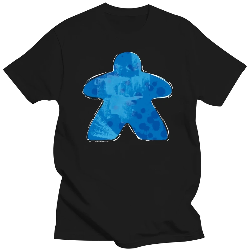 Men t-shirt Blue Board Game Meeple tshirt Women t shirt