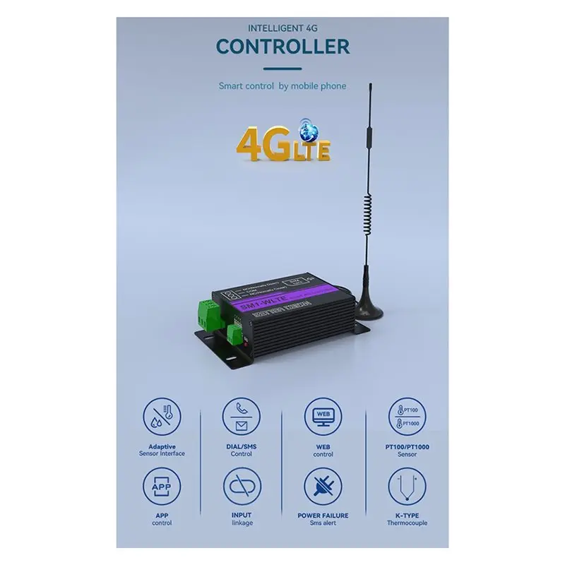 【تخفيضات سريعة】LTE 4G GSM مفتاح الطاقة عن بعد 1 CH GSM وحدة تحكم التتابع SM1-WLTE SMS دعوة App التحكم قفل المحرك بوابة فتاحة الاتحاد الأوروبي التوصيل #3